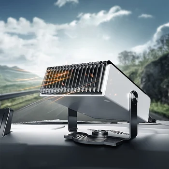 

12V/24V Portable Car Heater Fan Winter Window Defogger Windshield Defroster Fast Heating Warm Fan Air Purifier For SUV Truck