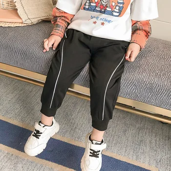 

Boys' pants new Korean children's wear fluorescent strip casual pants in autumn 2020 for promotion wholesale 1-38