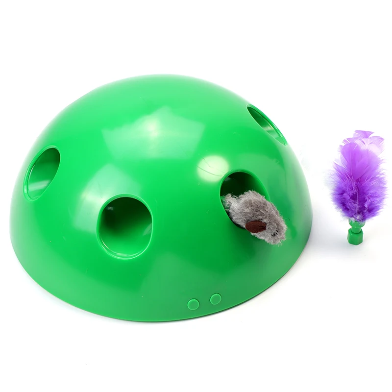 Hot Sell Battery Cat Toy Pop N Play Pet Toy Ball PLAY Cat Scratching Device Funny Traning Toys for Cat Sharpen Claw Pet Supplies