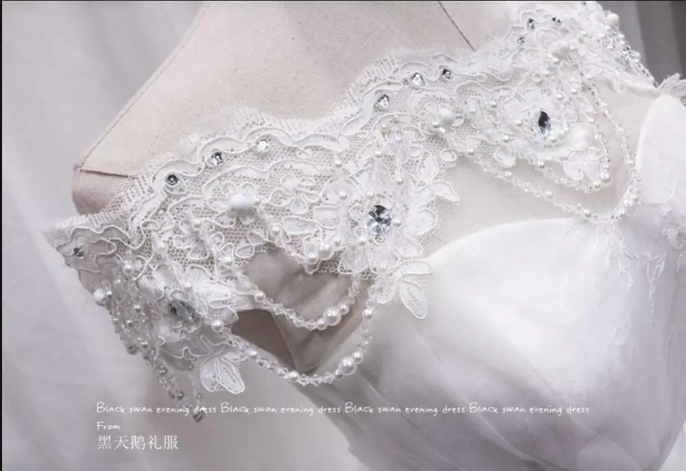 Vestido de festa, Белое Бальное Платье, Короткие коктейльные платья для маленьких девочек, вечерние платья с кружевной аппликацией, Украшенные бусинами и жемчужинами