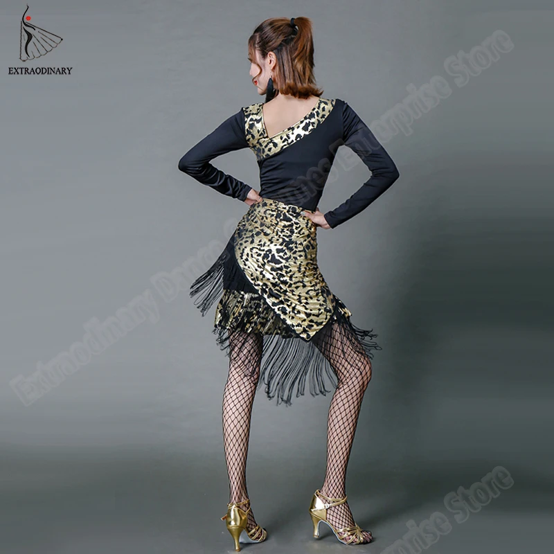 Women Belly Dance Dress Costume Practice Clothes Stage Performance Bellydance Black Skirt Long Sleeve(Not included Hip Scarf