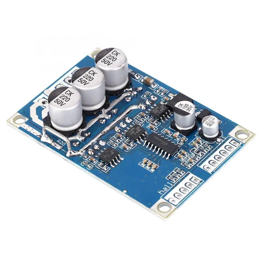 Регулятор бесщеточного двигателя DC12~ 36V 500W Холла мотор сбалансированный драйвер платы