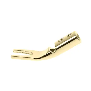 

4PCS U/Y Shaped Rhodium/Copper Plated Banana Plugs Spade Fork Speaker Audio Wire Cable Connector Accessories L41F