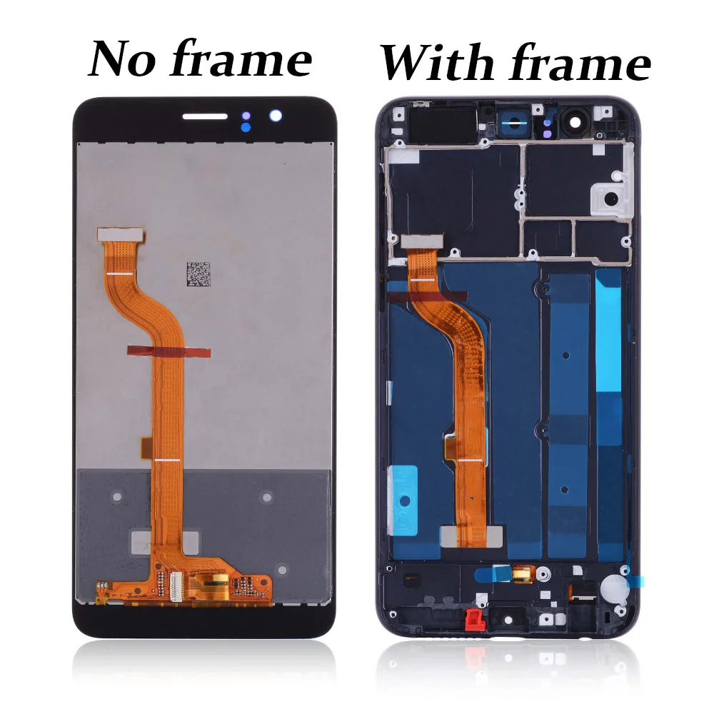 Протестировано качество AAA для Honor 8 ЖК-дисплей сенсорный экран дигитайзер Honor8 ЖК-дисплей с рамкой FRD L19 L09 L14 замена экрана