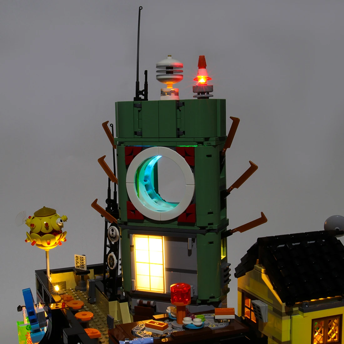 USB Powered LED Light Building Block Accessory Refit Kit for 70620 Building blocks bricks Model LED Included Only