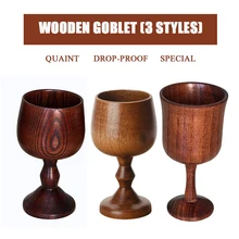 2 шт./компл. зеленый деревянный бокал для вина классический круг деревянный бокал для вина круглая, из массива дерева чашка для дома Рекомендуемая деревянная чашка