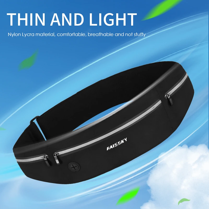 Marathon Running Bag Pockets Sports Waist Bag Women Men Mobile Phone Case Holder Fitness Outdoor Waist Pack Belts Waterproof Bag 3
