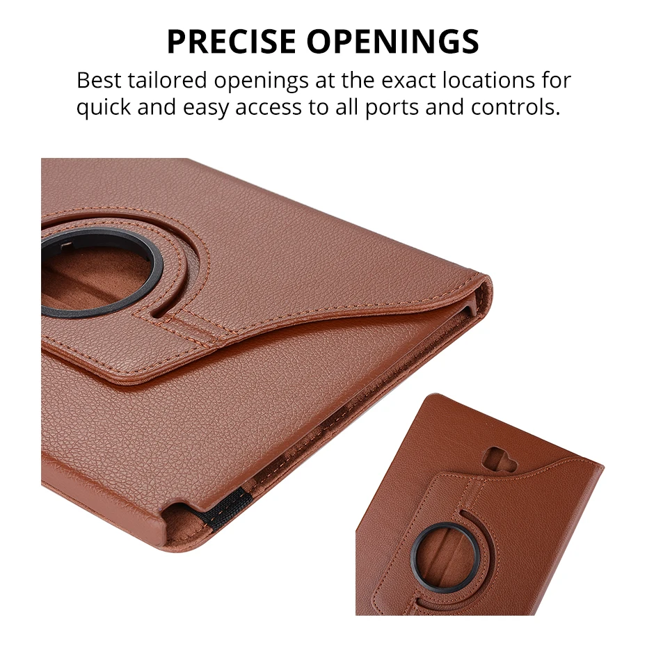 360° Rotating Smart PU Leather Flip Case for Samsung Galaxy Tab A 10.1 with S Pen Holder