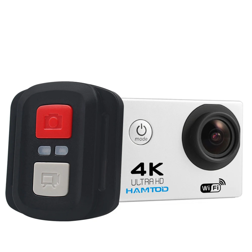 HAMTOD H9A Pro 2,0 дюймов lcd 4k ultra HD Экшн камера Поддержка WiFi Спортивная камера с пультом дистанционного управления и водонепроницаемый чехол