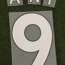 Fa League EPL Nameset No Lion Log Custom Nameset печать под любое имя и номер устойчивая стирка Флокирование