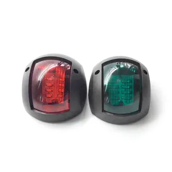 

Red/Green LED Navigation Light Signal Lamp 12V24V Currency Sidelight Port Light Navigation Lights For Boats Led