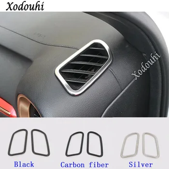 

For Kia K3 Forte Cerato 2019 2020 Car Sticker Air Conditioning Outlet Vent Styling Garnish Cover Frame Lamp Trim 2pcs