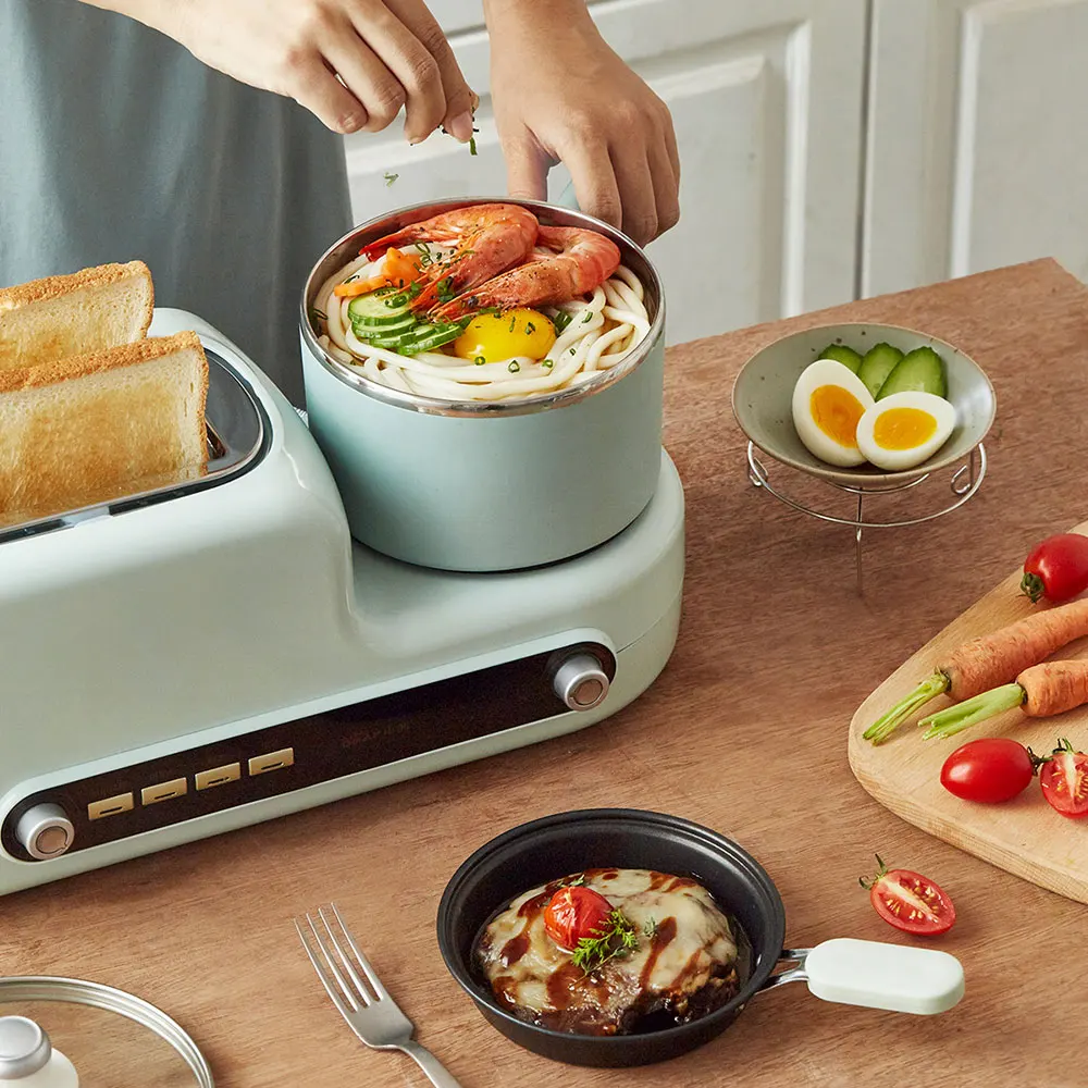 Breakfast Machine Household Toast Multi-functional Small Four In One Toaster Automatic Toaster Driver Hot Dog Bread Machine