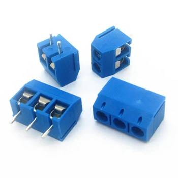 

500PCS KF301-5.0-2P/3P Screw Terminal Block Connector 5mm 5.08MM Pitch
