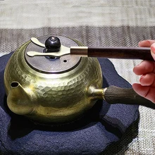 Железный Держатель крышки кастрюли с деревянными ручками чайник теплоизоляция чай клип вилка с деревянной ручкой чугунная головка Кофе чайник