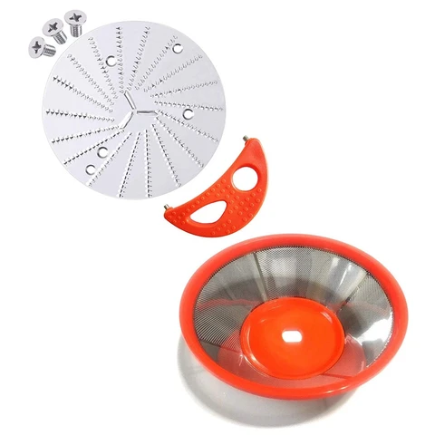 The Stainless Steel Filter, Cutter Head, Screw, Crescent, Suitable For Power Juicer Electric Juicer