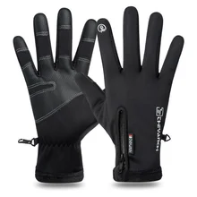 Inverno quente tela de toque luvas unisex acampamento ao ar livre bicicleta caminhadas montanhismo esportes da motocicleta luvas dedo cheio