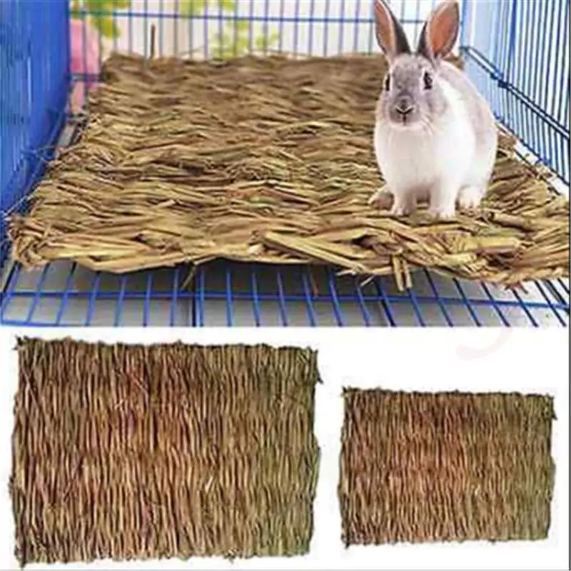 Ни одно животное хомяк трава жевательные коврики выключатели игрушка Кролик Крыса морская свинка дом Pad-25 клетка кролика