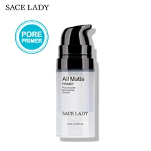 Base Facial para mujer SACE, Primer maquillaje líquido mate, maquillaje de líneas finas, crema Facial para control de aceite, Base iluminadora, Primer cosmético