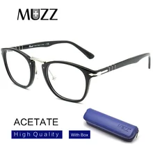 Очки с ацетатными линзами мужские очки Оптические очки оправа Винтажный стиль прозрачные линзы фирменный дизайн компьютерные очк
