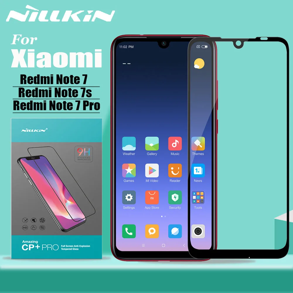 Nillkin для Xiaomi Redmi Note 7 Note7 Pro Закаленное стекло протектор экрана 2.5D полное покрытие защитное стекло на Redmi Note 7 7s