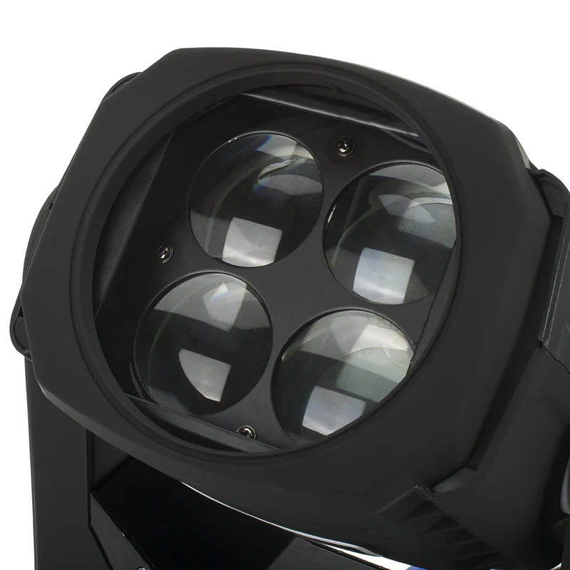 Djworld 150W светодиодный 4x25 Вт супер луч движущийся головной светильник 14/16CH для DJ