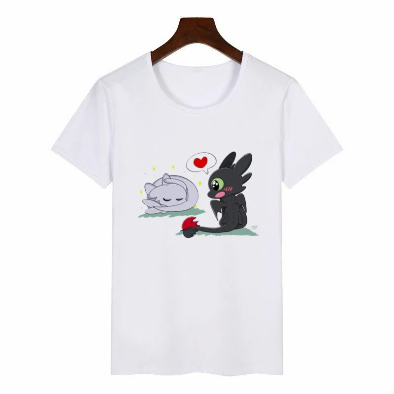 Новая Летняя женская футболка Беззубик The Night Fury Graphic Tees женская футболка Harajuku аниме женские топы Эстетическая одежда