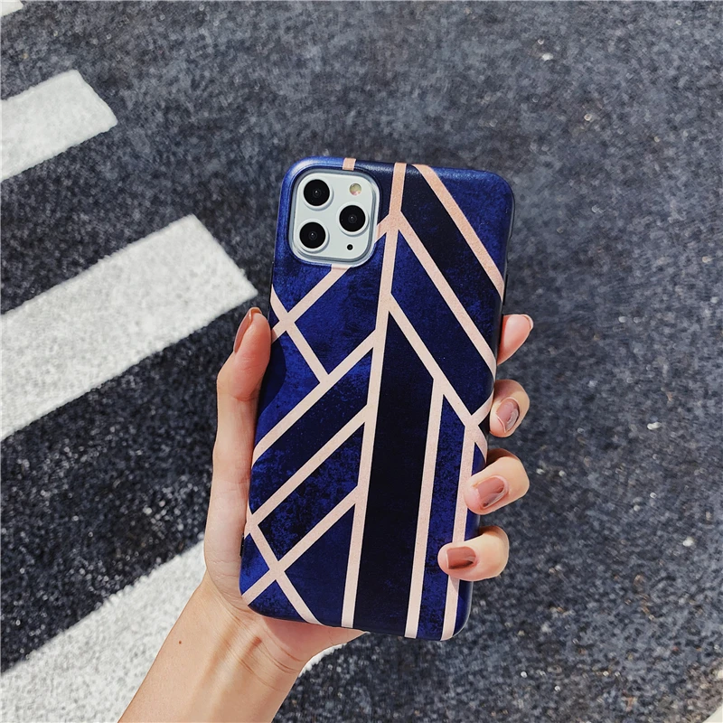 Ретро сетка из ромба чехол для телефона для iphone 11promax XS Max X XR 8 7 6 S Plus задняя крышка Модный мягкий IMD чехол для телефона s