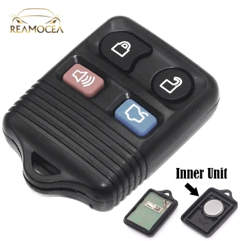 

Reamocea 1Pc 4 Button Remote Keyless Entry Key Fob Shell Case Replacement Fit for Ford Focus Crown Victoria Escape CWTWB1U322