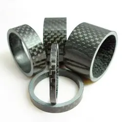 1 1/8 "карбоновая волоконная шайба кольцо для велосипеда набор разделителей для велосипеда Fix Refit 5 форма 3 мм 5 мм 10 мм 15 мм 20 мм