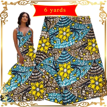 

African Wax Fabric 6 Yards Nigerian Ankara Fabric French White Nigerian Embroidery Wax Fabric Mesh African Wedding Material Lace