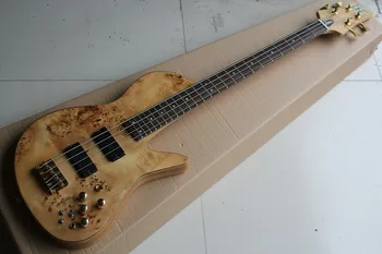 

2018 new + factory + 4 strings Fode butterfly bass guitar neck through body bass with 9V active pickups Free Shipping