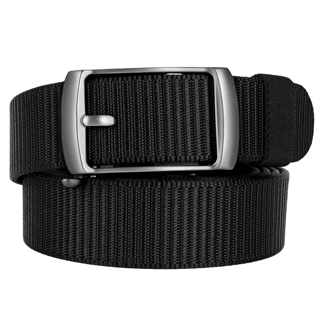 blue leather belt Drizzte Mens Belt Tactical Ratchet Automatic Slide Buckle Duty Nylon No Holes Cut To Fit All Size Black Grey black belt with holes Belts