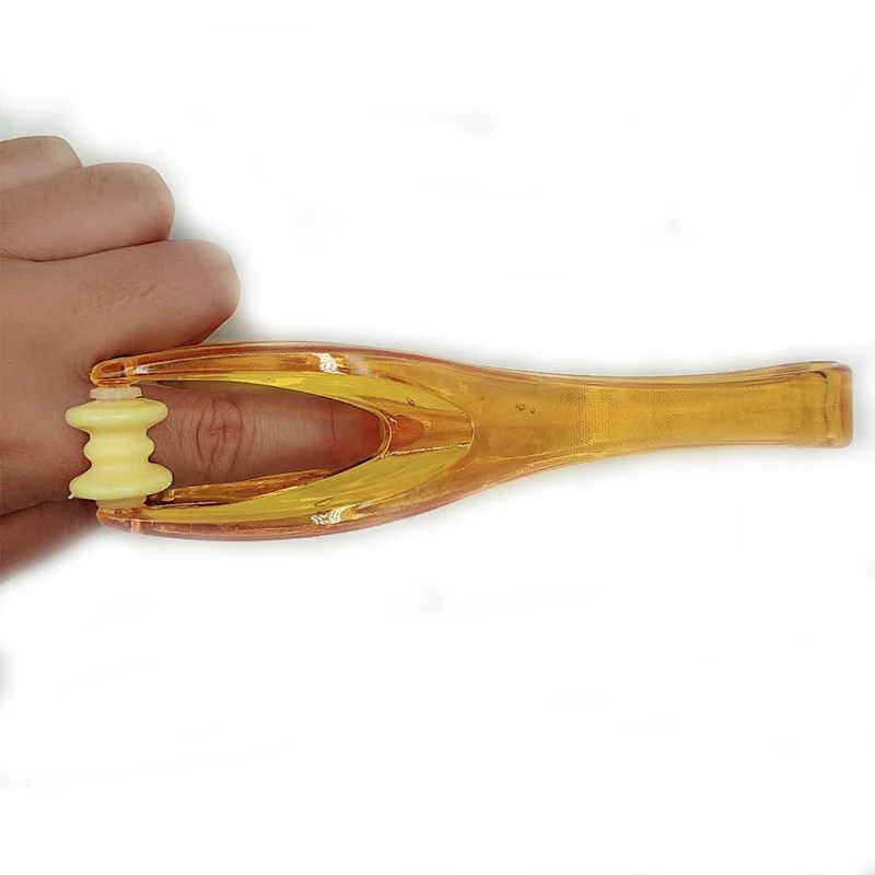 Ручной массажер для пальцев расслабляющий кровяный горячий эластичный двойной ролик инструменты для массажа лица Инструменты для массажа рта и ушей