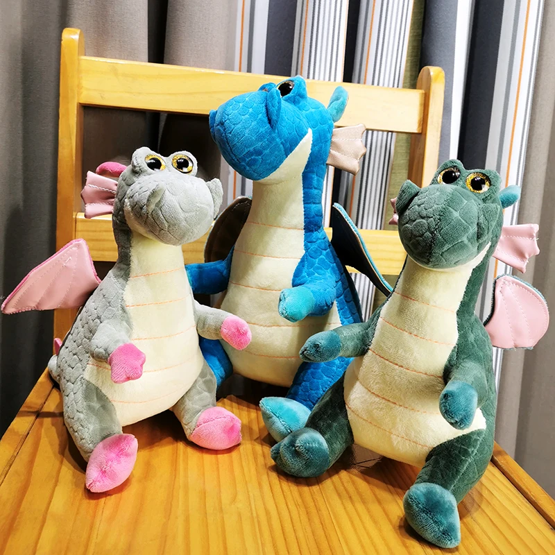 23-30 см милые Новые Животные Динозавр плюшевые игрушки куклы для живой прекрасный Draogon кукла Дети Детские игрушки мальчик подарок на день рождения