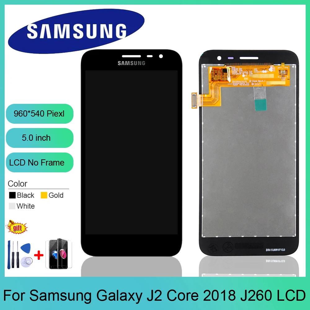 

Original J260F LCD For Samsung Galaxy J2 Core 2018 J260 J260M/DS J260F/DS J260G/DS LCD Display Touch Sensor Digitizer Assembly