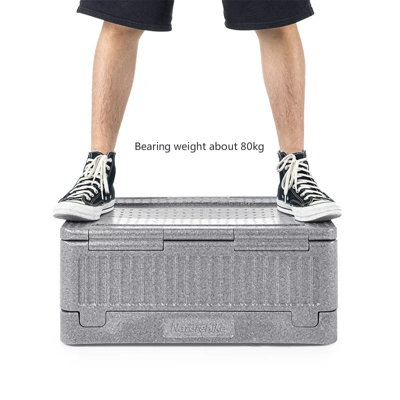 Naturehike New Folding Picnic Storage Box Outdoor Camping Lightweight Travel Food Luggage Storage Sundries Bag