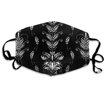 

Thevine Floral Washable Reusable Mask, Cotton Anti Dust Half Face Mouth Mask For Kids Teens Men Women With Adjustable Ear