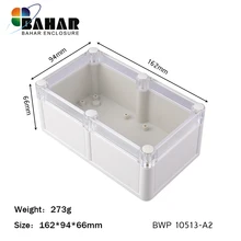 Пользовательские IP68 Водонепроницаемые распределительные электронные пластиковые коробки Электрический корпус антиблокировочной системы электрическая коробка diy наружный измерительный прибор корпус 162*94*66 мм