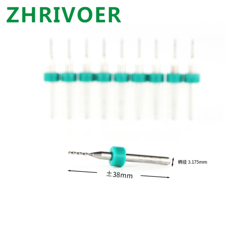PCB bit, micro fixed shank, hard alloy small bit, carving bit, 1.0mm, directly supplied by the manufacturer