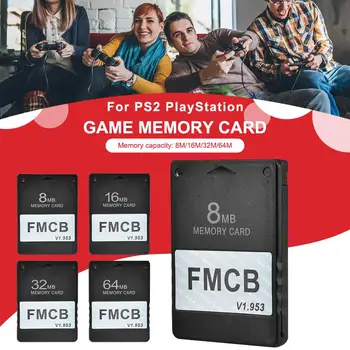

FMCB Free McBoot Card 8MB 16MB 32MB 64MB Memory Card For Sony PS2 Playstation2 Game Memory Card V1.953 OPL MC Boot
