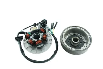 

Motorcycle Magneto 6 Coil Ignition Magneto Stator Rotor Flywheel Kit New For Lifan 110cc 125cc 140CC 150CC