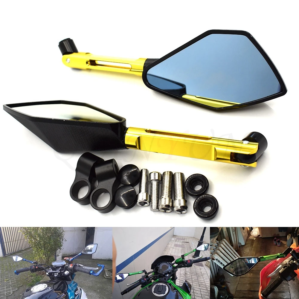 

Universal Aluminum CNC motorcycle rearview Side mirror For Suzuki GSXR 1000 600 750 GSR 750 600 DL650/V-STROM TL1000S SFV650