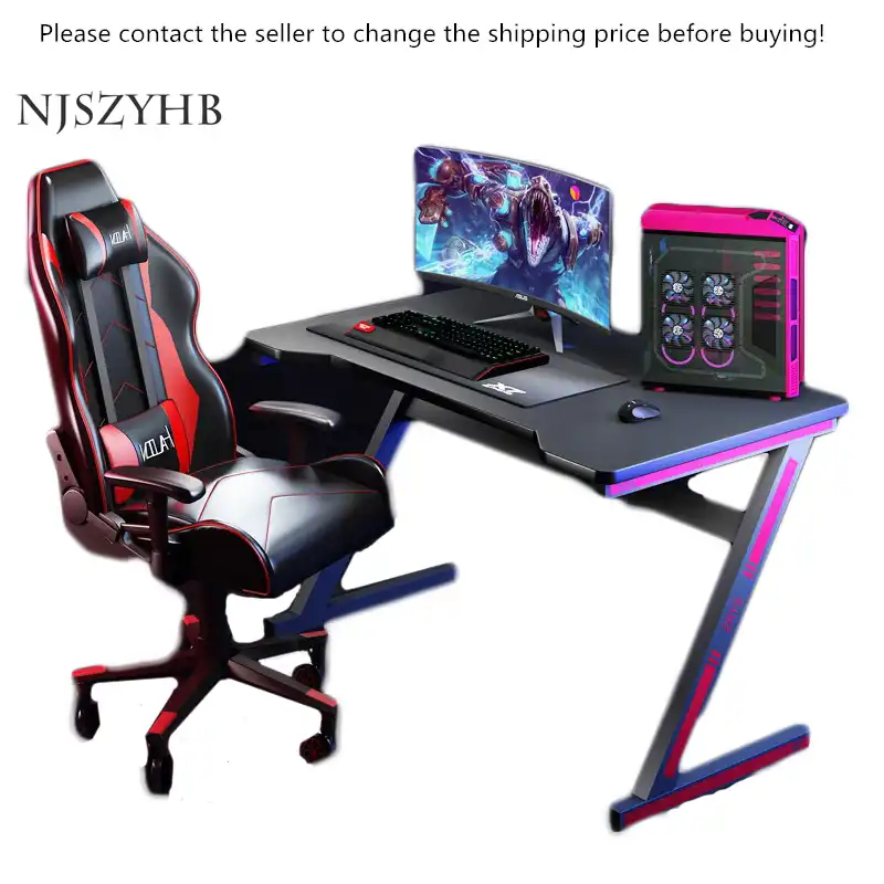 Hohe Qualitat Home Coole Computer Schreibtisch Gaming Tisch Studie Buro Gewidmet Multi Funktion Computer Lagerung Tisch Laptop Tische Aliexpress