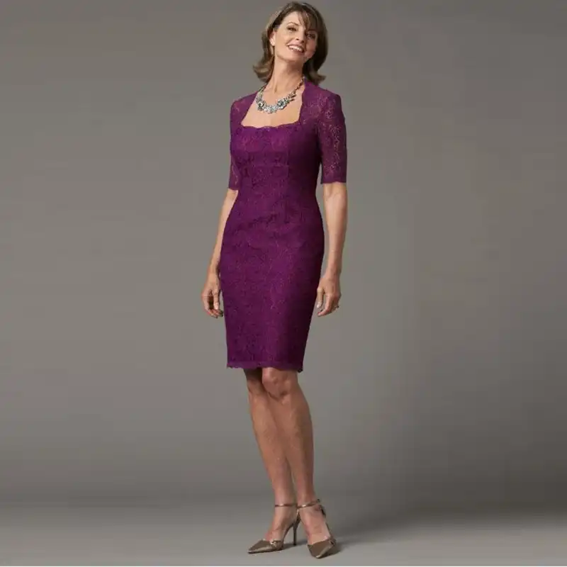 half sleeve mother of the bride dresses