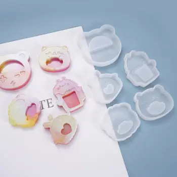 

Resin Crystal Epoxy Quicksand Mold Decoration Pendant Casting Silicone Mould DIY Q81D