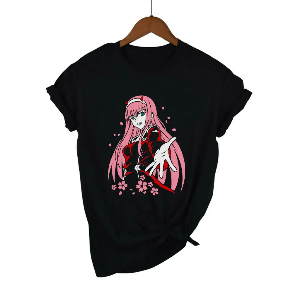 Zero Two Darling In The Franxx Ichigo Waifu персонаж Xxxtentacion аниме кавайная футболка странные вещи