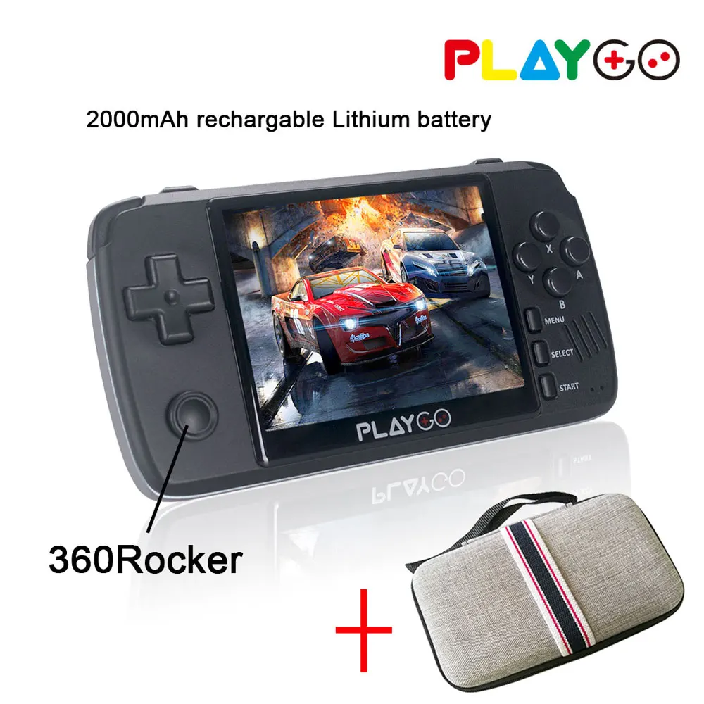 Новая эмуляторная консоль 3,5 дюймов PlayGo портативная игровая консоль Ретро игры, встроенные в другие игры с одной сумкой для консоли|Портативные игровые консоли| | АлиЭкспресс
