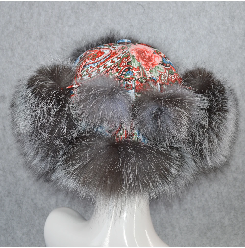 Натуральный Лисий мех, шапки-бомберы, зимние теплые женские пушистые шапки-ушанки из меха лисы, роскошные шапки хорошего качества из натуральной кожи