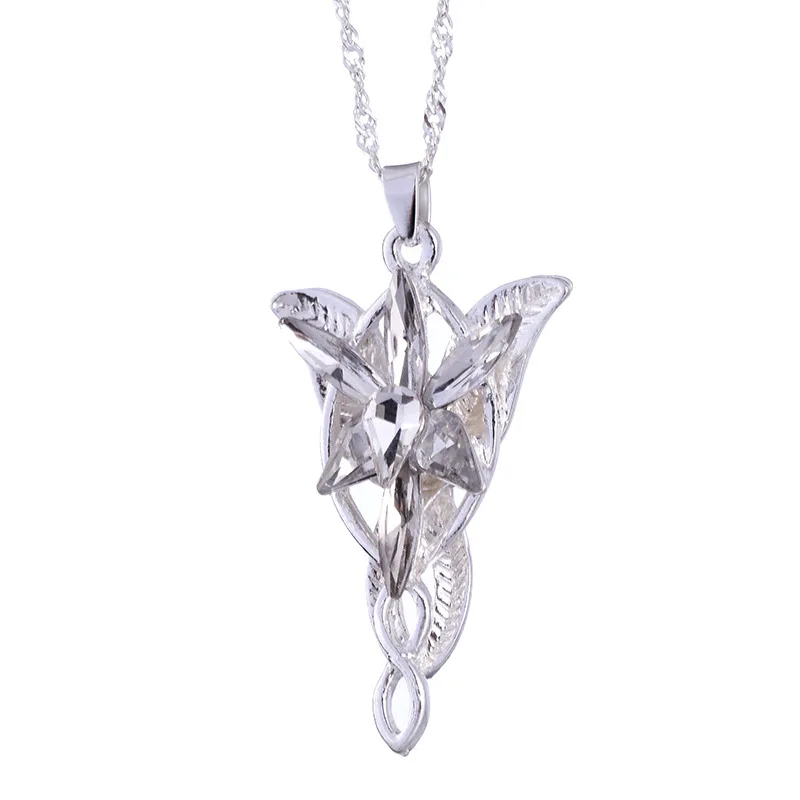20 шт./лот Arwen Evenstar ожерелье эльфов принцесса Модный кристалл кубический цирконий